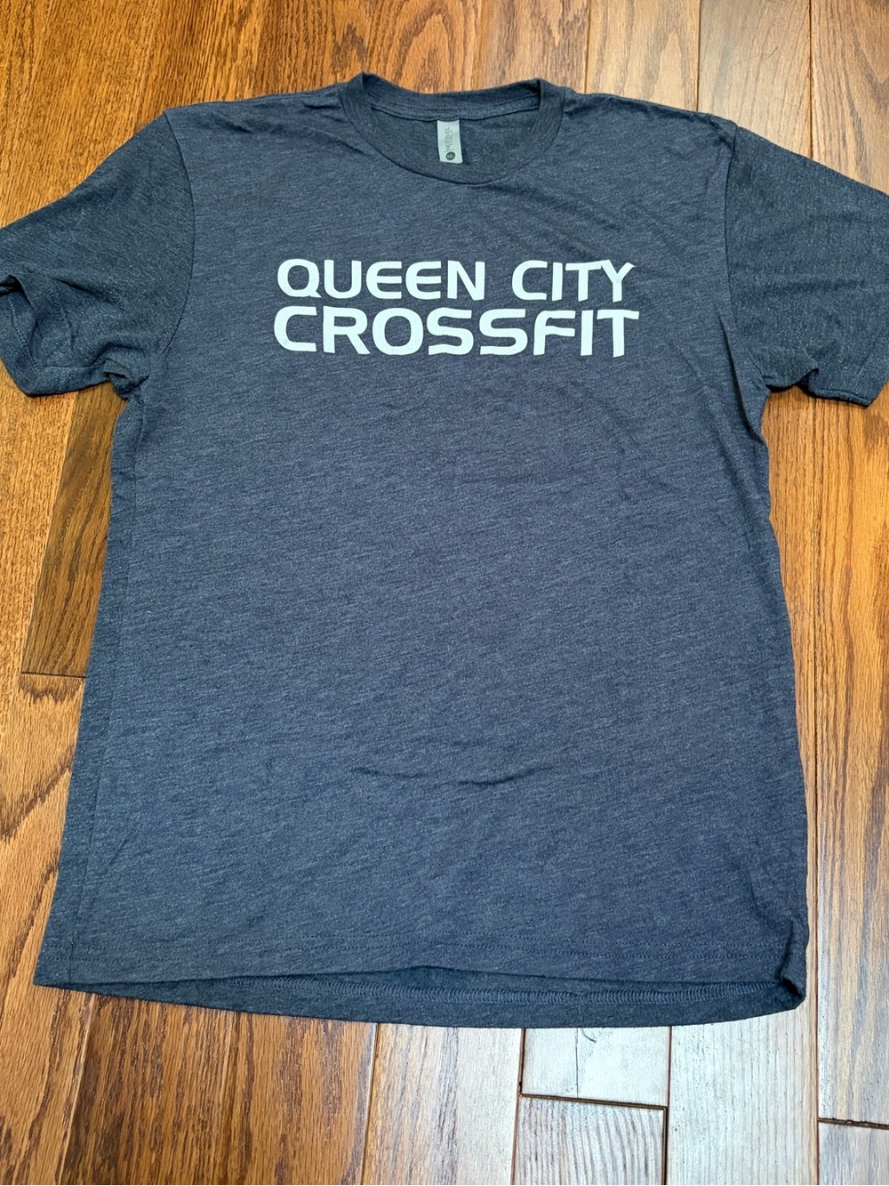 CrossFit Women’s T-shirt Heather Navy Logo Tee Size S